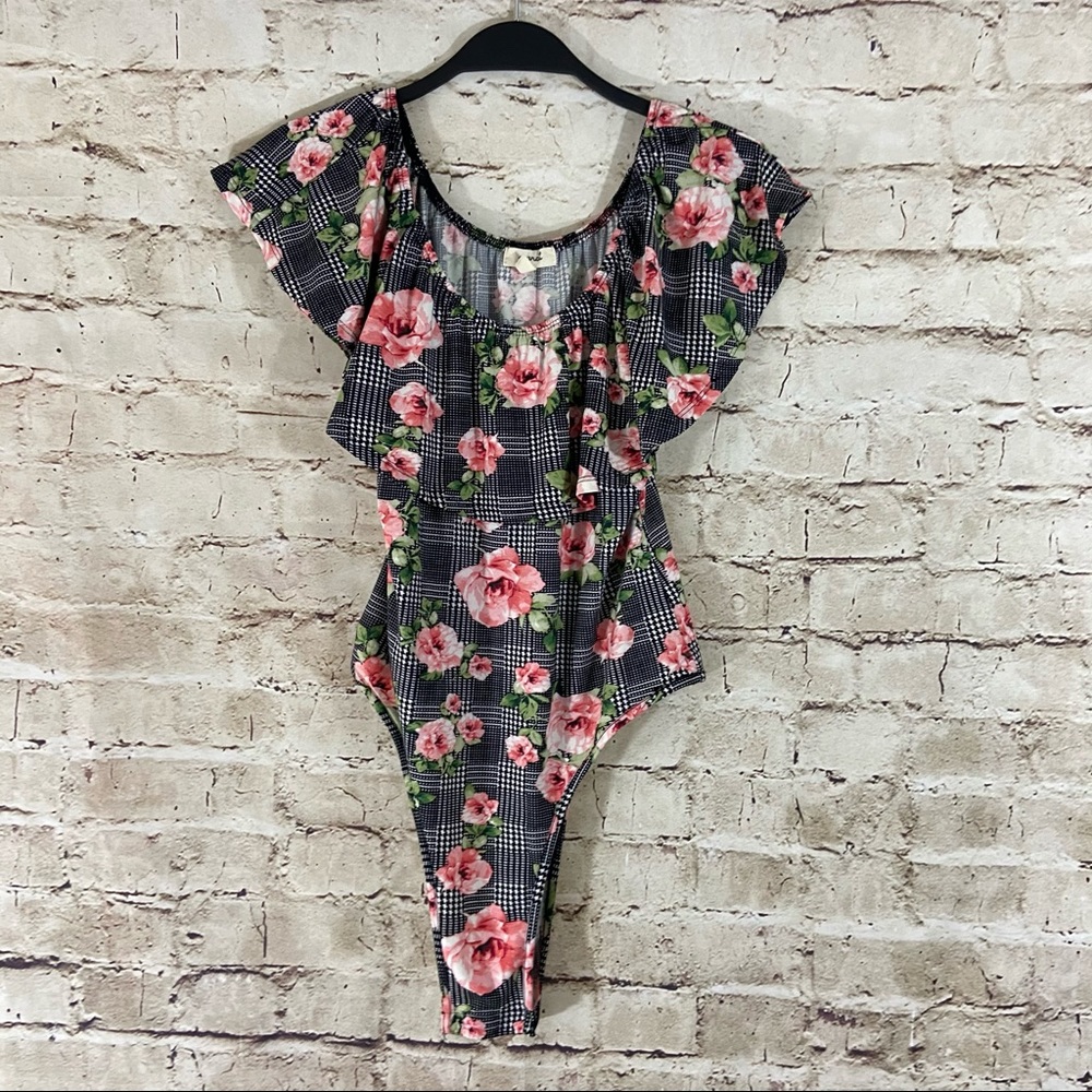 Marci for laid off the shoulder bodysuit large